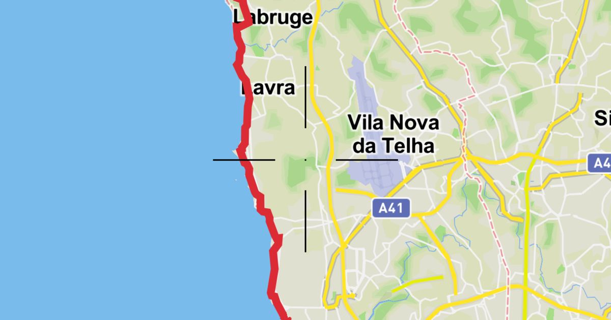 Route of today's walk