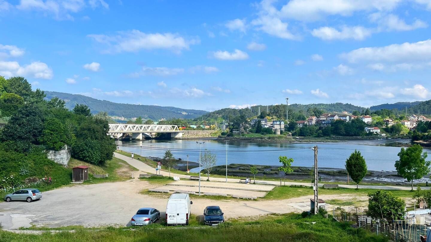 View of the bridge I crossed this morning View of the bridge I crossed this morning